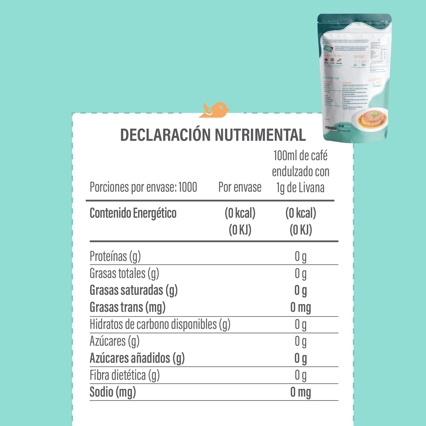 3 PACK - LIVANA® CLASICO A GRANEL, 1 KG
