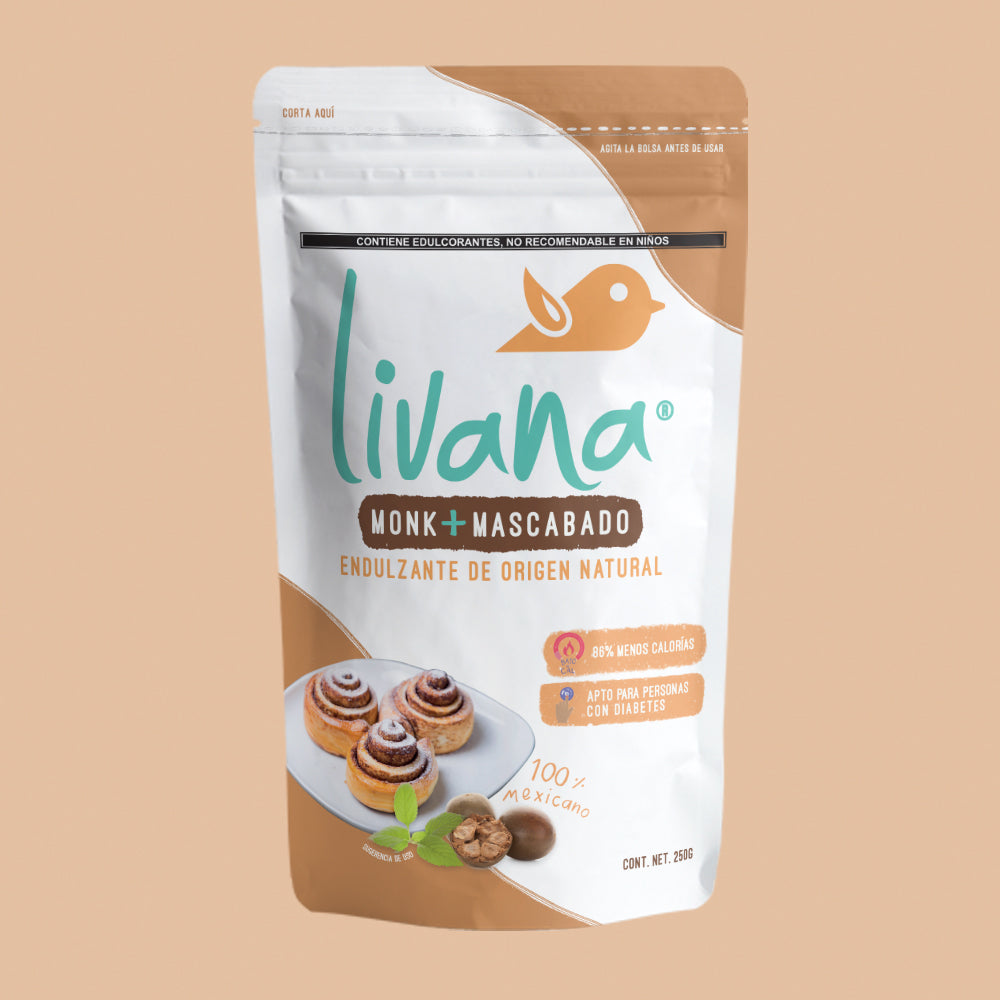 LIVANA® MASCABADO + MONK, 250 GRAMOS