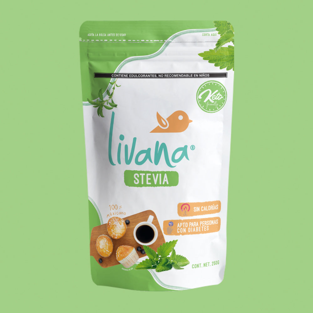 LIVANA® STEVIA, 250 GRAMOS
