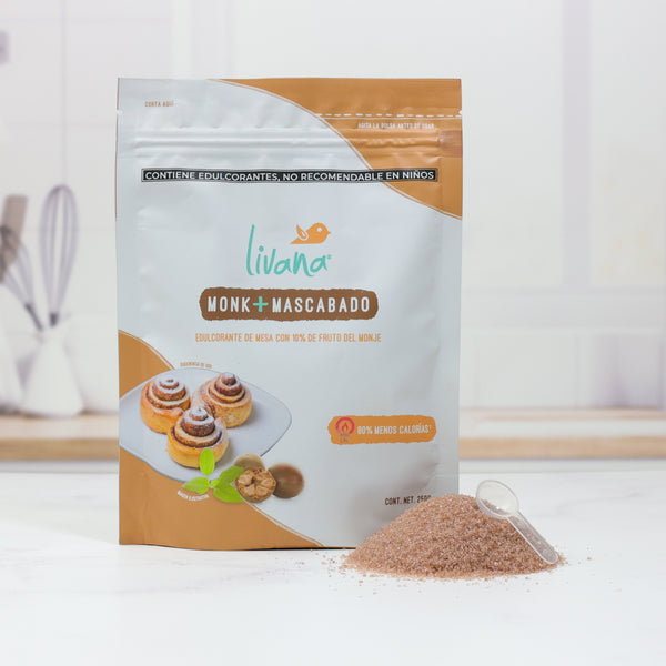 LIVANA® MASCABADO + MONK, 250 GRAMOS