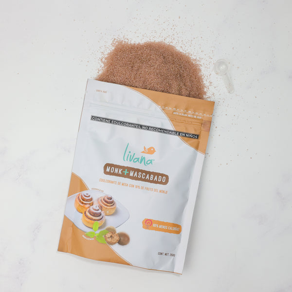 LIVANA® MASCABADO + MONK, 250 GRAMOS