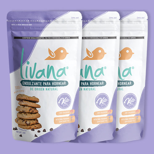 3 PACK - LIVANA® PARA HORNEAR, 1 KILO